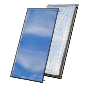 Capteurs solaires thermiques de la série SYRIUS C2000 vue de face-vue de dos