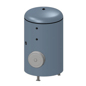 Ballon solaire BVE de 2500 à 3000 litres pour le stockage d’eau chaude sanitaire en acier émaillé à circulation directe